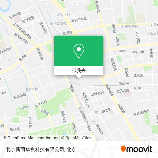 北京新雨华祺科技有限公司地图