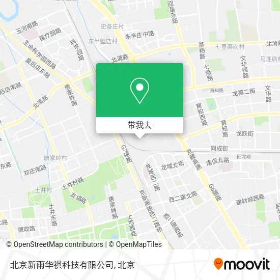 北京新雨华祺科技有限公司地图
