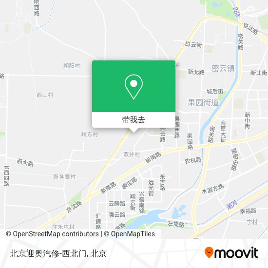 北京迎奥汽修-西北门地图