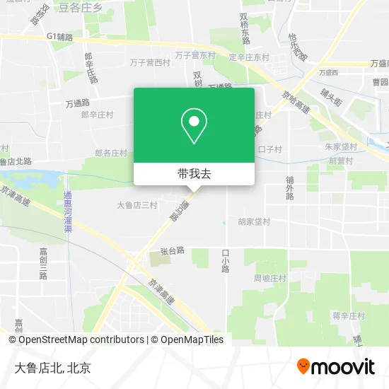 大鲁店北地图