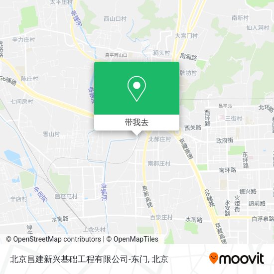 北京昌建新兴基础工程有限公司-东门地图