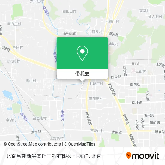 北京昌建新兴基础工程有限公司-东门地图