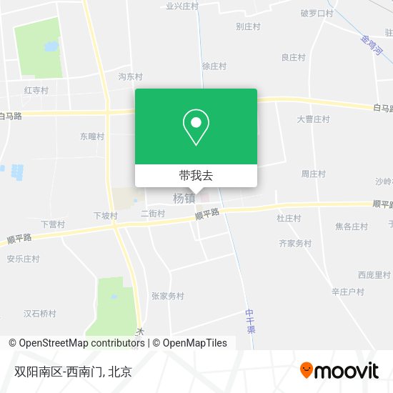 双阳南区-西南门地图