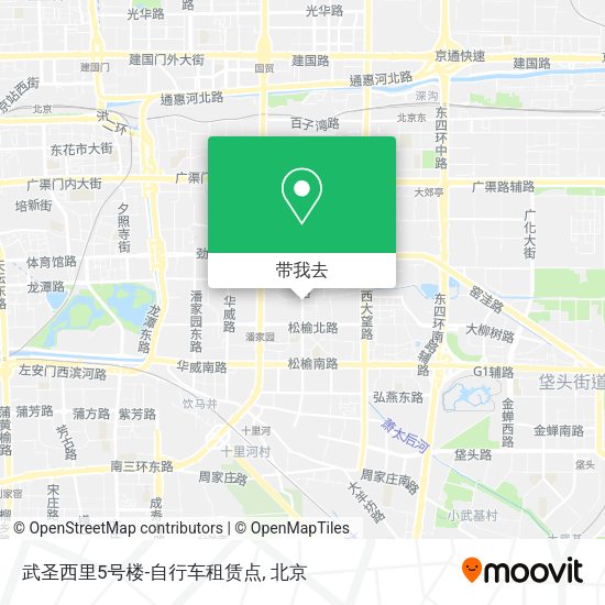 武圣西里5号楼-自行车租赁点地图