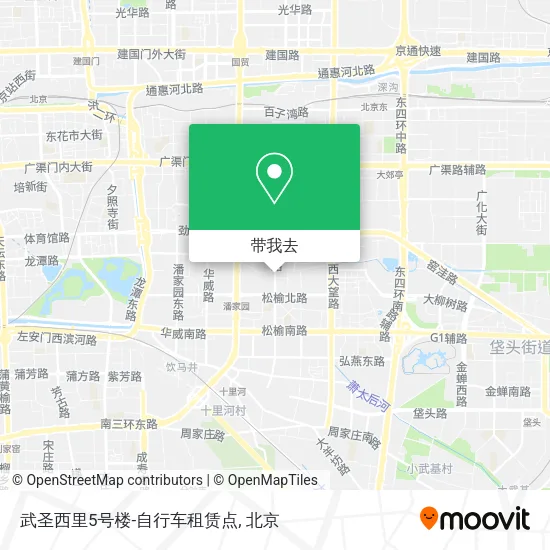 武圣西里5号楼-自行车租赁点地图