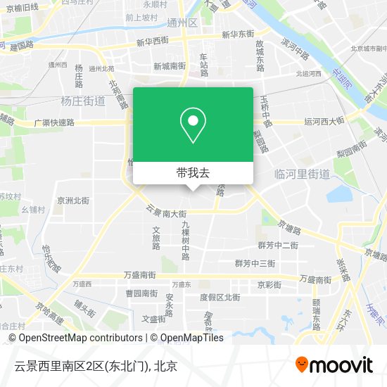 云景西里南区2区(东北门)地图