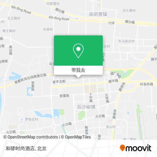和驿时尚酒店地图