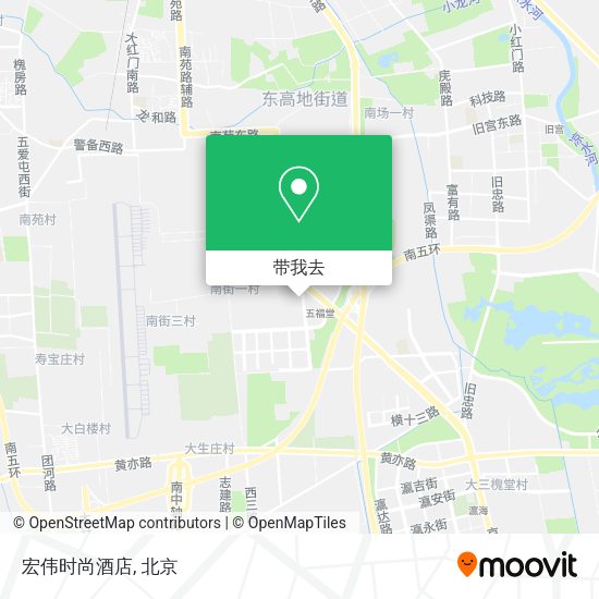 宏伟时尚酒店地图