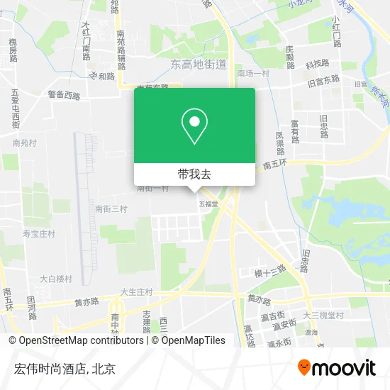 宏伟时尚酒店地图