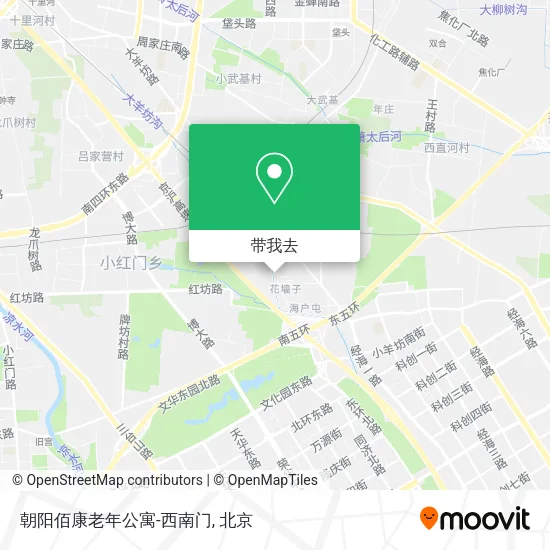 朝阳佰康老年公寓-西南门地图