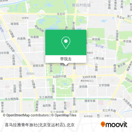 喜马拉雅青年旅社(北京亚运村店)地图