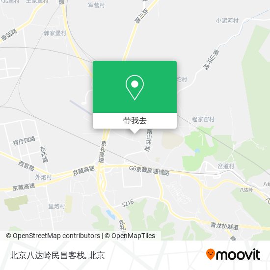 北京八达岭民昌客栈地图
