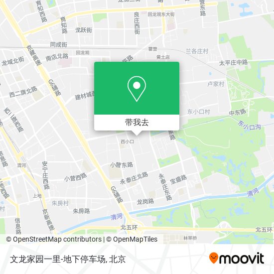 文龙家园一里-地下停车场地图