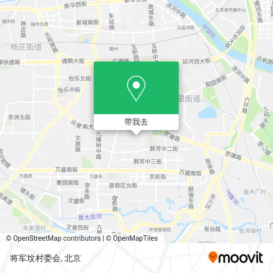 将军坟村委会地图