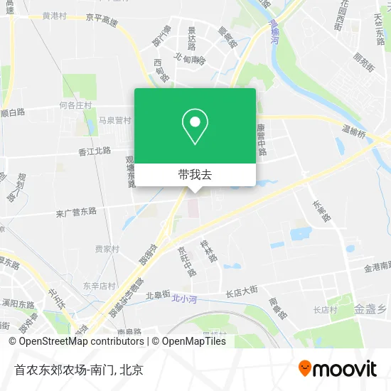 首农东郊农场-南门地图