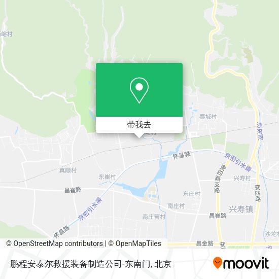 鹏程安泰尔救援装备制造公司-东南门地图