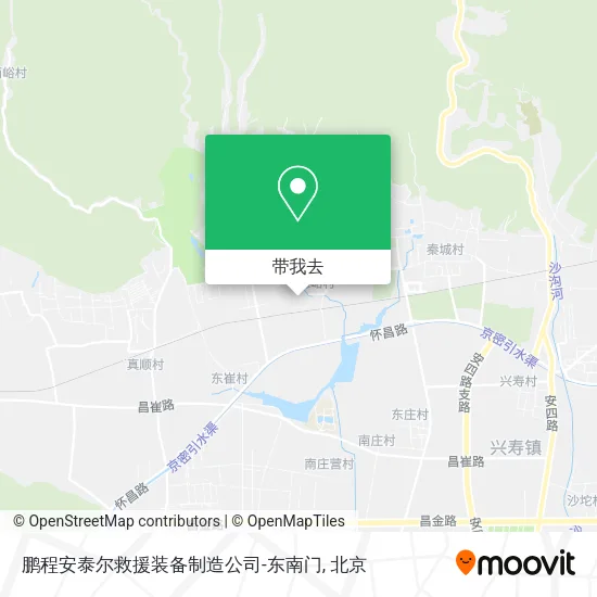 鹏程安泰尔救援装备制造公司-东南门地图