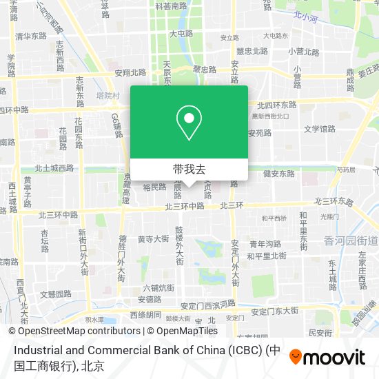 Industrial and Commercial Bank of China (ICBC) (中国工商银行)地图