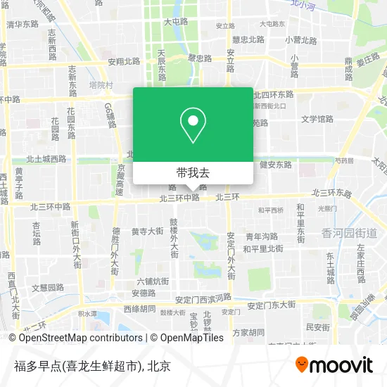 福多早点(喜龙生鲜超市)地图