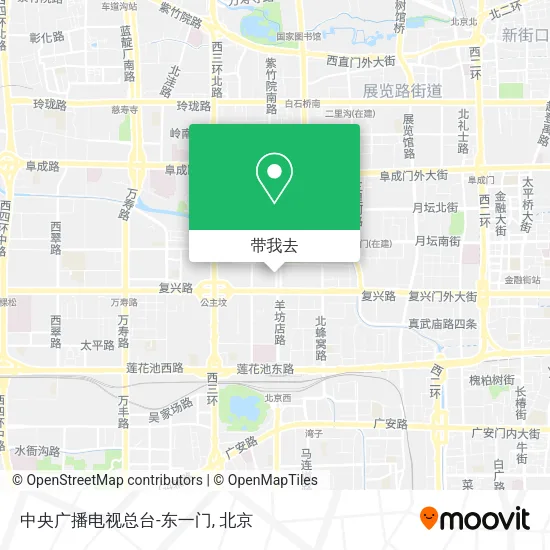 中央广播电视总台-东一门地图