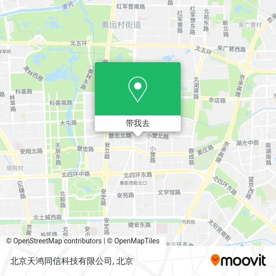 北京天鸿同信科技有限公司地图