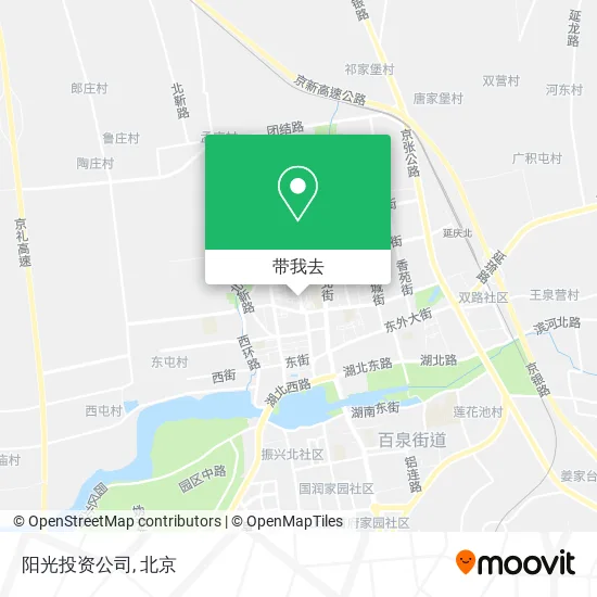 阳光投资公司地图