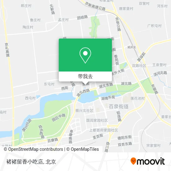 褚褚留香小吃店地图