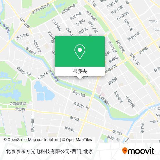 北京京东方光电科技有限公司-西门地图