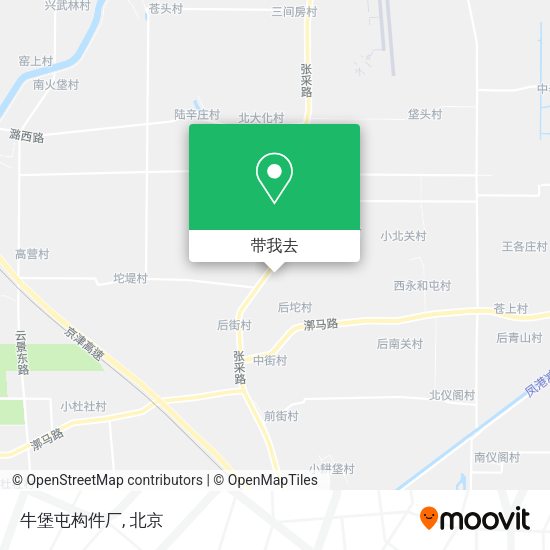 牛堡屯构件厂地图