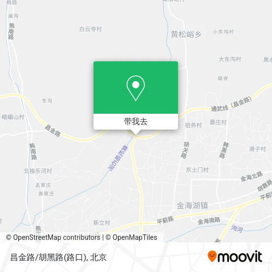 昌金路/胡黑路(路口)地图