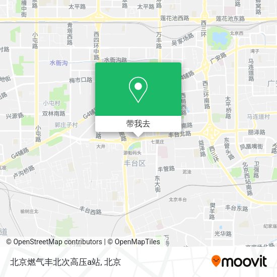 北京燃气丰北次高压a站地图