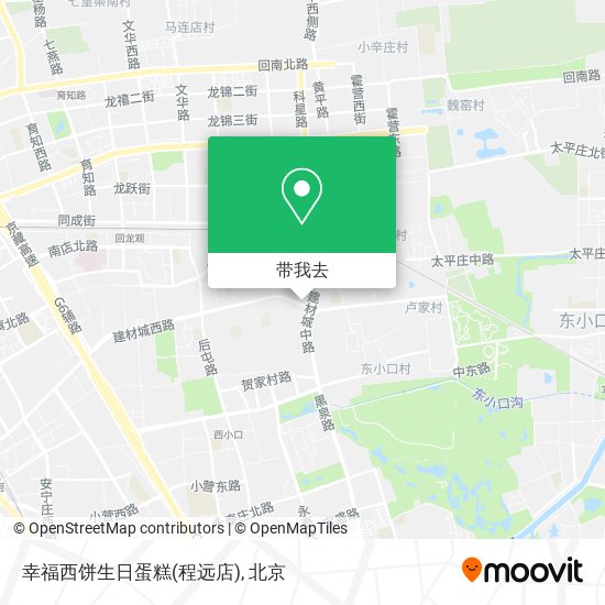 幸福西饼生日蛋糕(程远店)地图