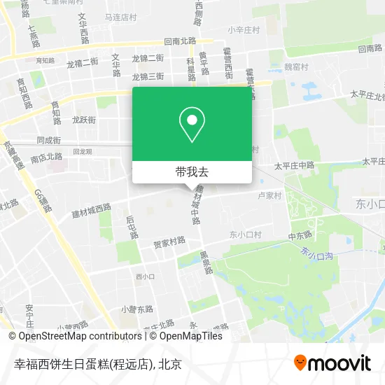 幸福西饼生日蛋糕(程远店)地图