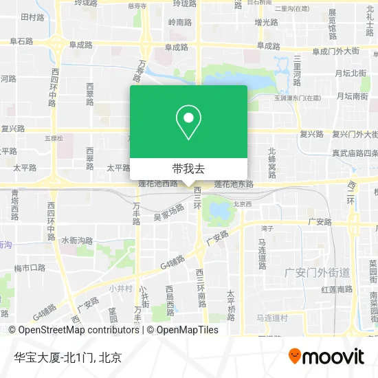 华宝大厦-北1门地图