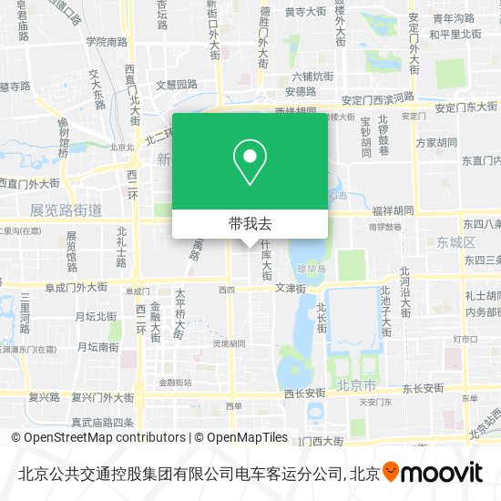 北京公共交通控股集团有限公司电车客运分公司地图