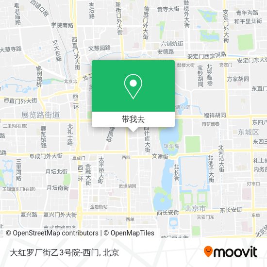 大红罗厂街乙3号院-西门地图