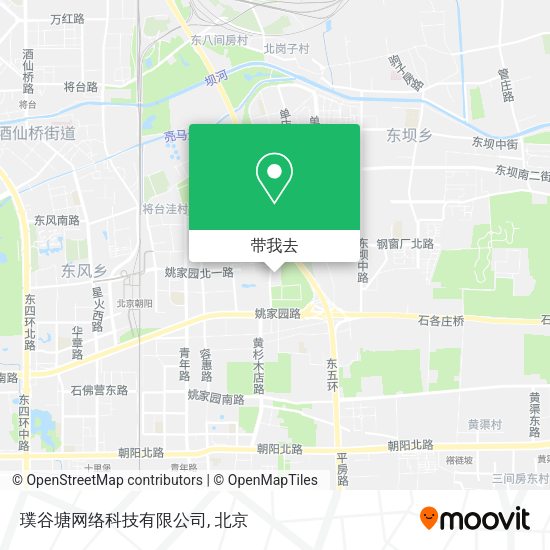 璞谷塘网络科技有限公司地图