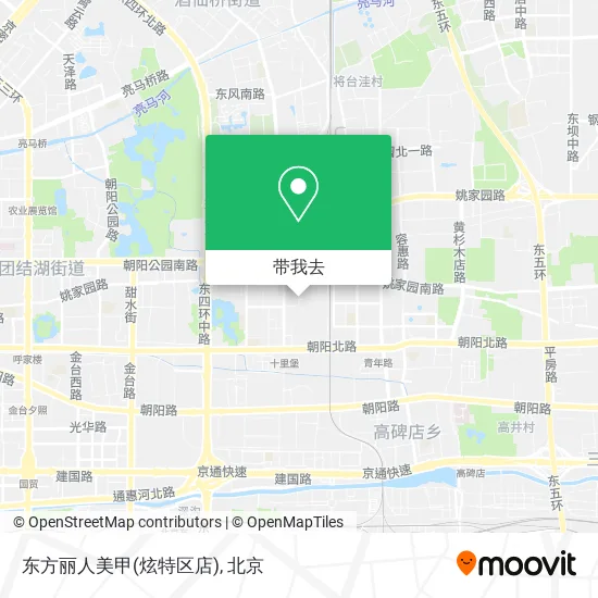 东方丽人美甲(炫特区店)地图
