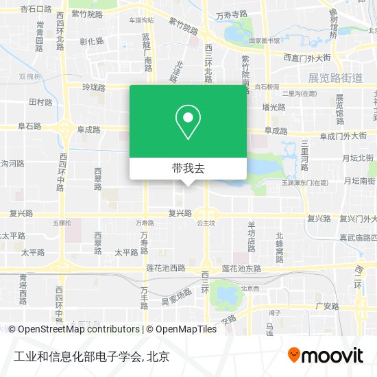 工业和信息化部电子学会地图
