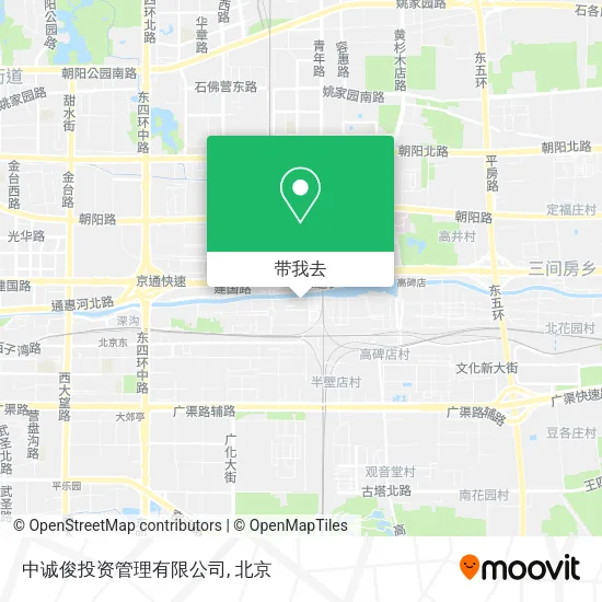 中诚俊投资管理有限公司地图