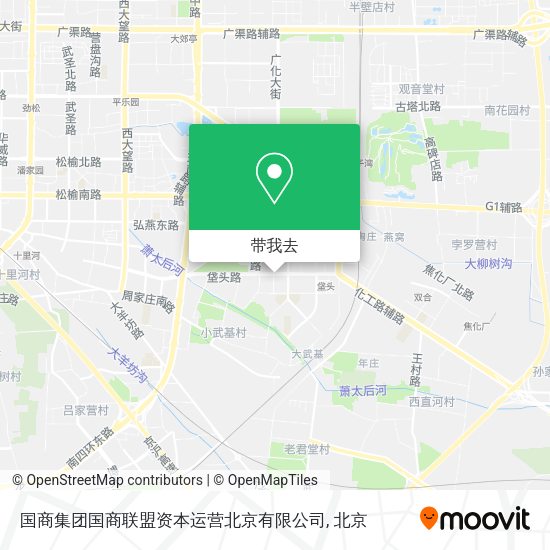 国商集团国商联盟资本运营北京有限公司地图