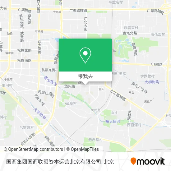 国商集团国商联盟资本运营北京有限公司地图
