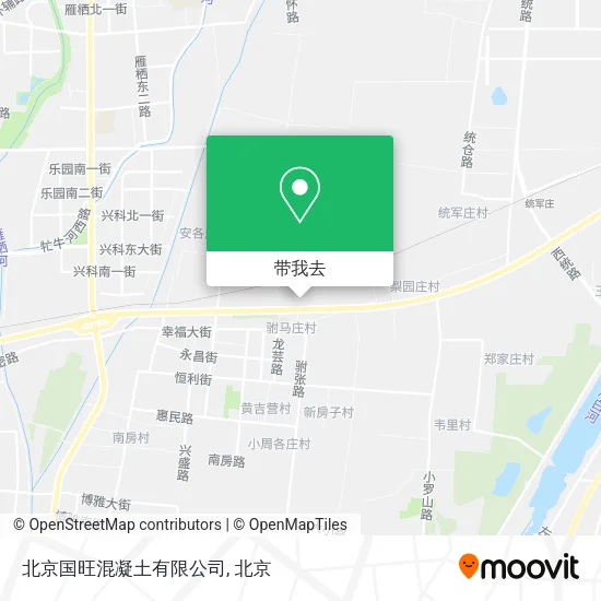 北京国旺混凝土有限公司地图