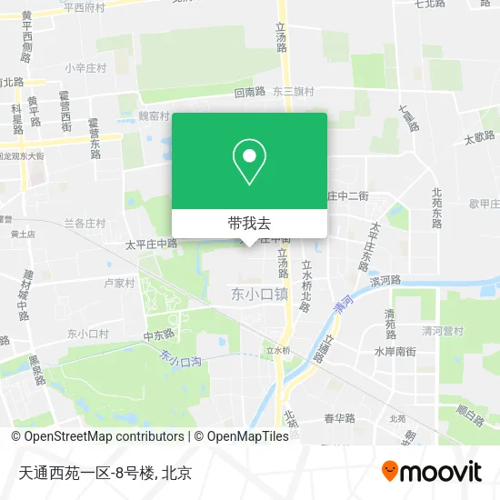 天通西苑一区-8号楼地图