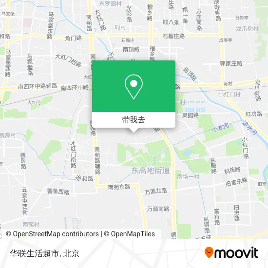 华联生活超市地图