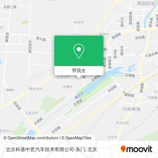 北京科基中意汽车技术有限公司-东门地图