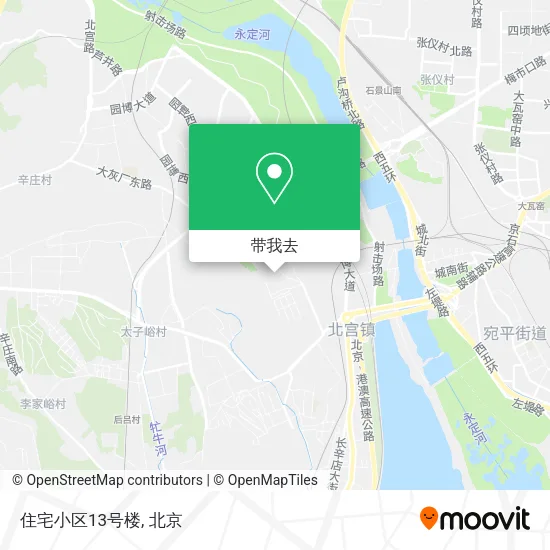 住宅小区13号楼地图