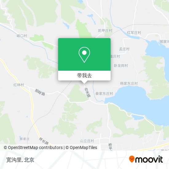 宽沟里地图