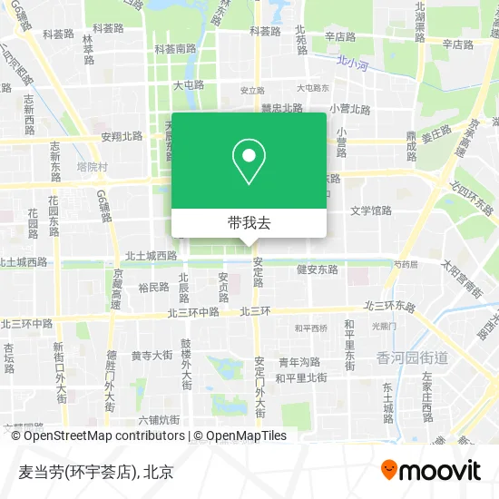 麦当劳(环宇荟店)地图
