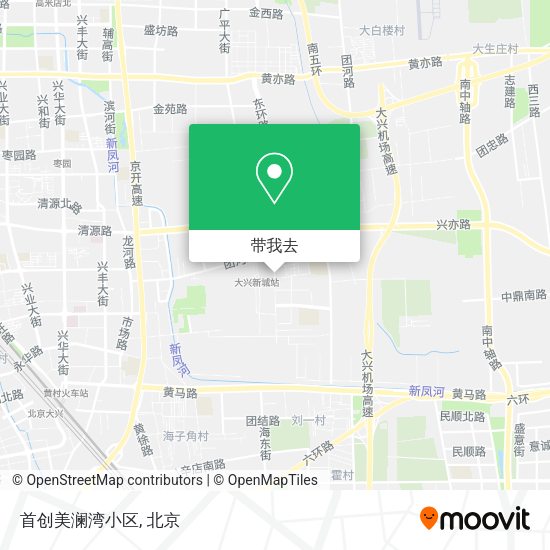 首创美澜湾小区地图
